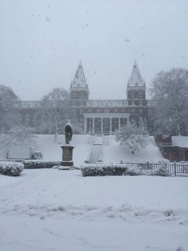 At some point, every HC student takes a picture of this scene during winter.